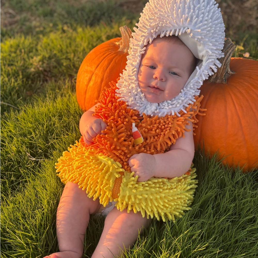 Adorable Candy Corn Baby Costume